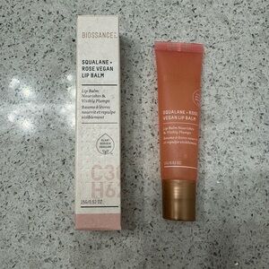 Biossance Squalane + Rose Vegan Lip Balm